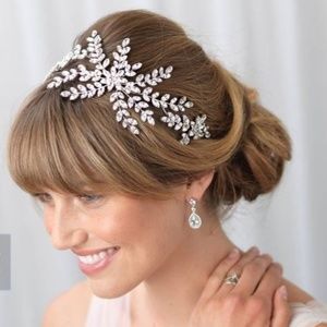 Floral Vine Rhinestones Headband NWT
